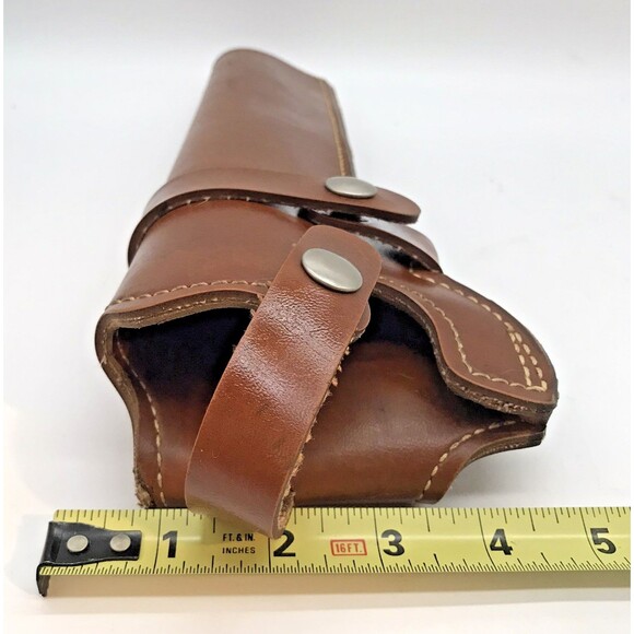 Smith & Wesson 19-38 Brown Leather Holster (See Photos) RHD Revolver Carry Case - Picture 14 of 16